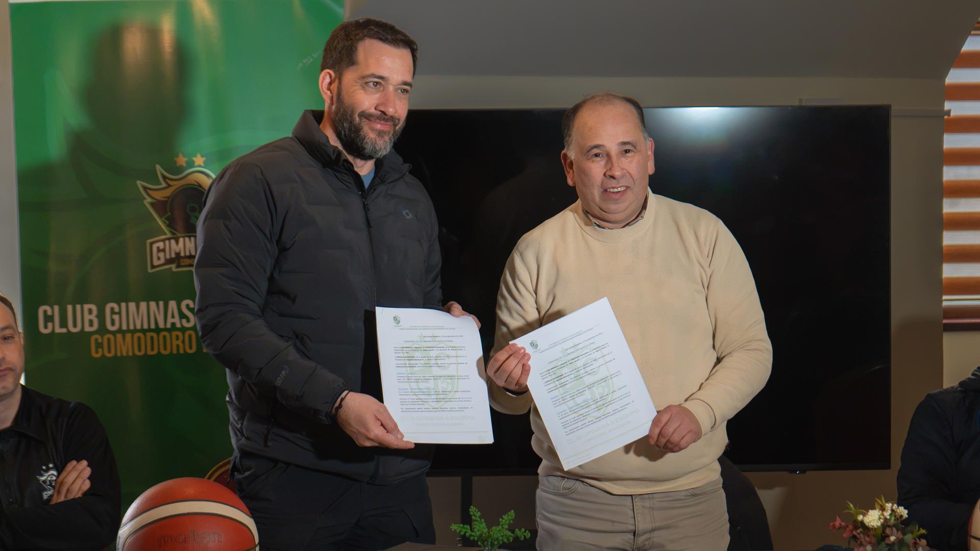 EMBA y Gimnasia de Comodoro firman histórica alianza con la mirada puesta en llevar a Puerto Aysén a la Liga Chilena